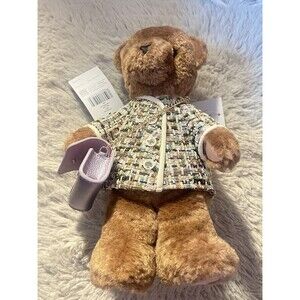 Kate Spade 3D Teddy Bear Crossbody Bag Brown Fur KI972 NWT Collectible $449 MSRP